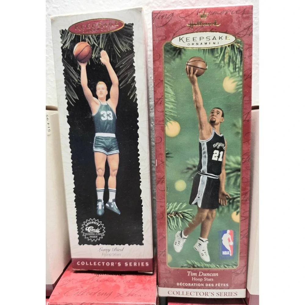 HALLMARK Keepsake Sports Ornaments NFL MLB NBA NCAAF Lot of 13